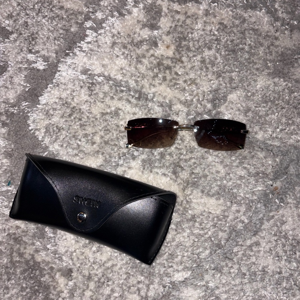SHEIN Black Sunglasses with Case
